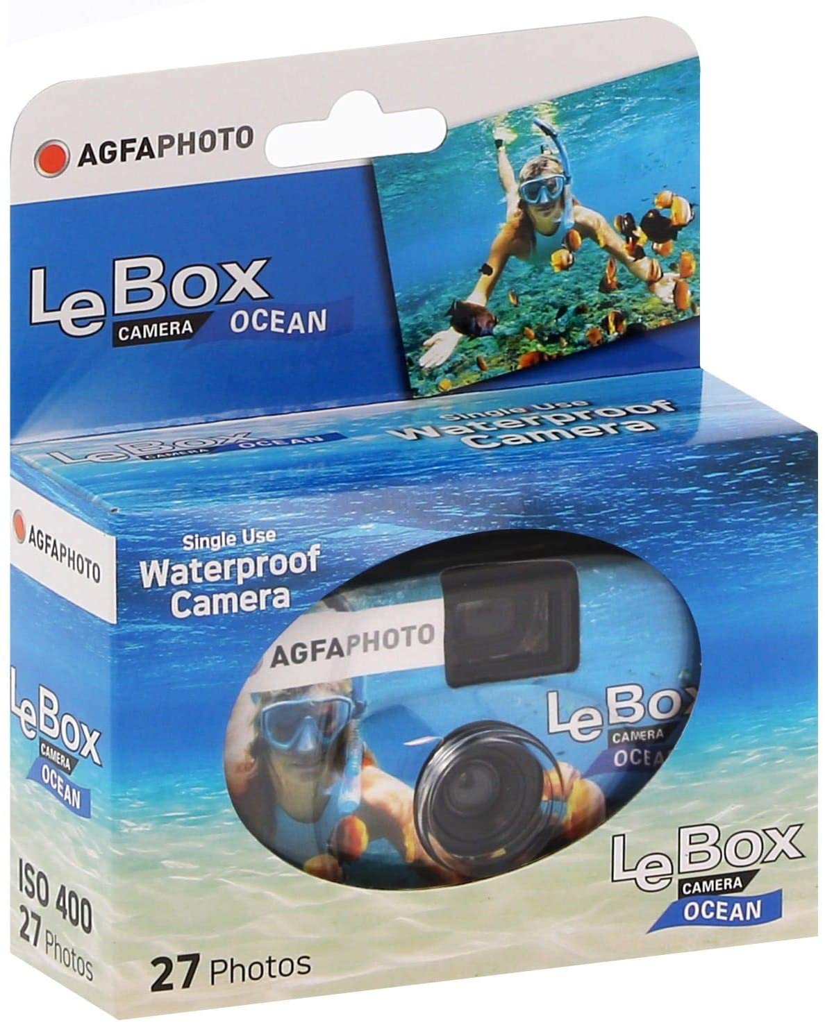 AgfaPhoto LeBox Flash 35mm Disposable Camera (27 Exposures)