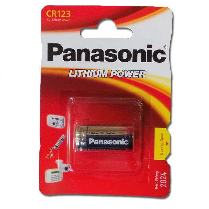 Panasonic CR123A Battery - Panasonic 