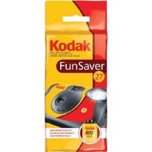 KODAK, Funsaver 27 One Time Use Disposable Camera w/Flash ISO 800 -  (2-Pack) *FREE SHIPPING*, 8617763-2